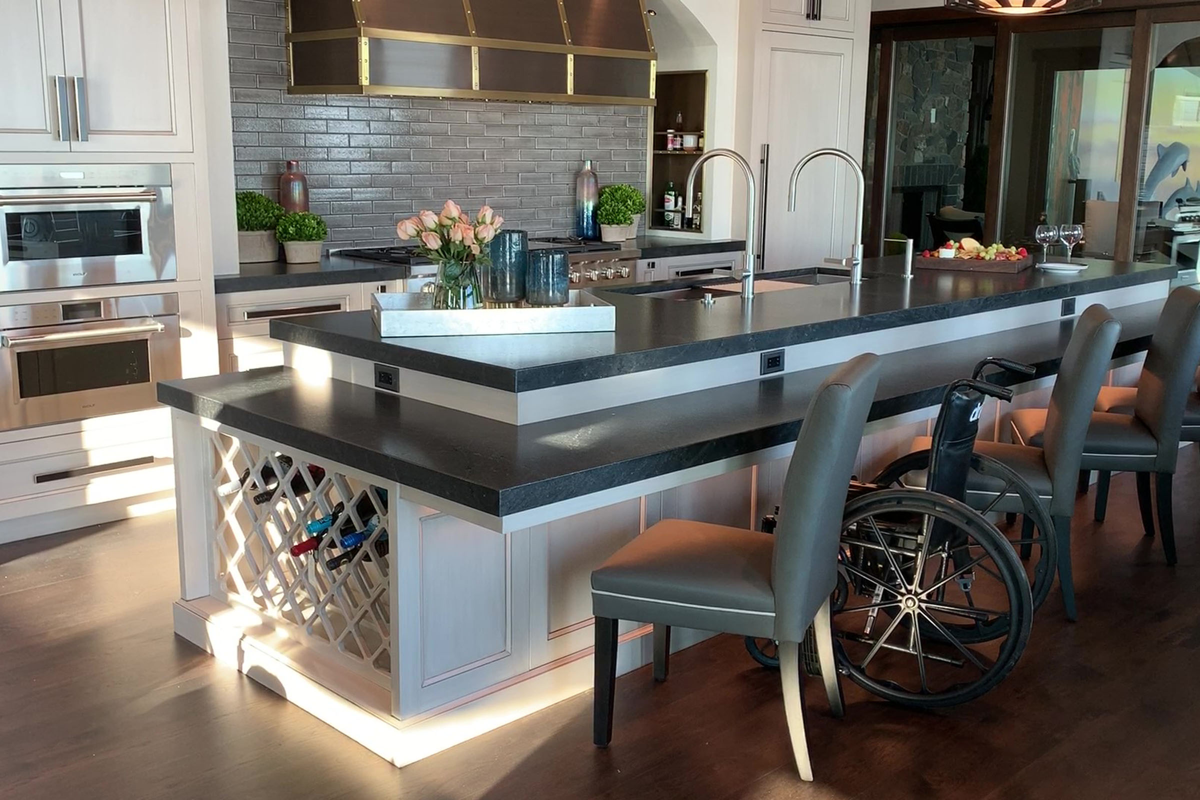 SENIORS RESIDENTIAL PROJECT Schulman Design   Kitchen Wheelchair 1 Moment 4B RESIZED 